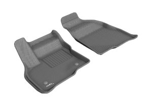 Chevrolet Bolt EV Floor Mats - Front - 3D MAXpider - Kagu - Gray - `17-`20